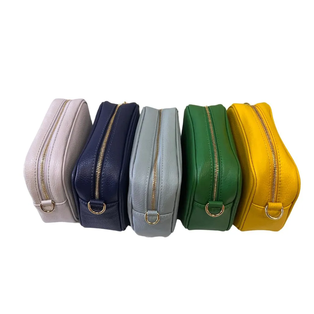 IL GIGLIO Large Brick Leather Cross Over the body Bag