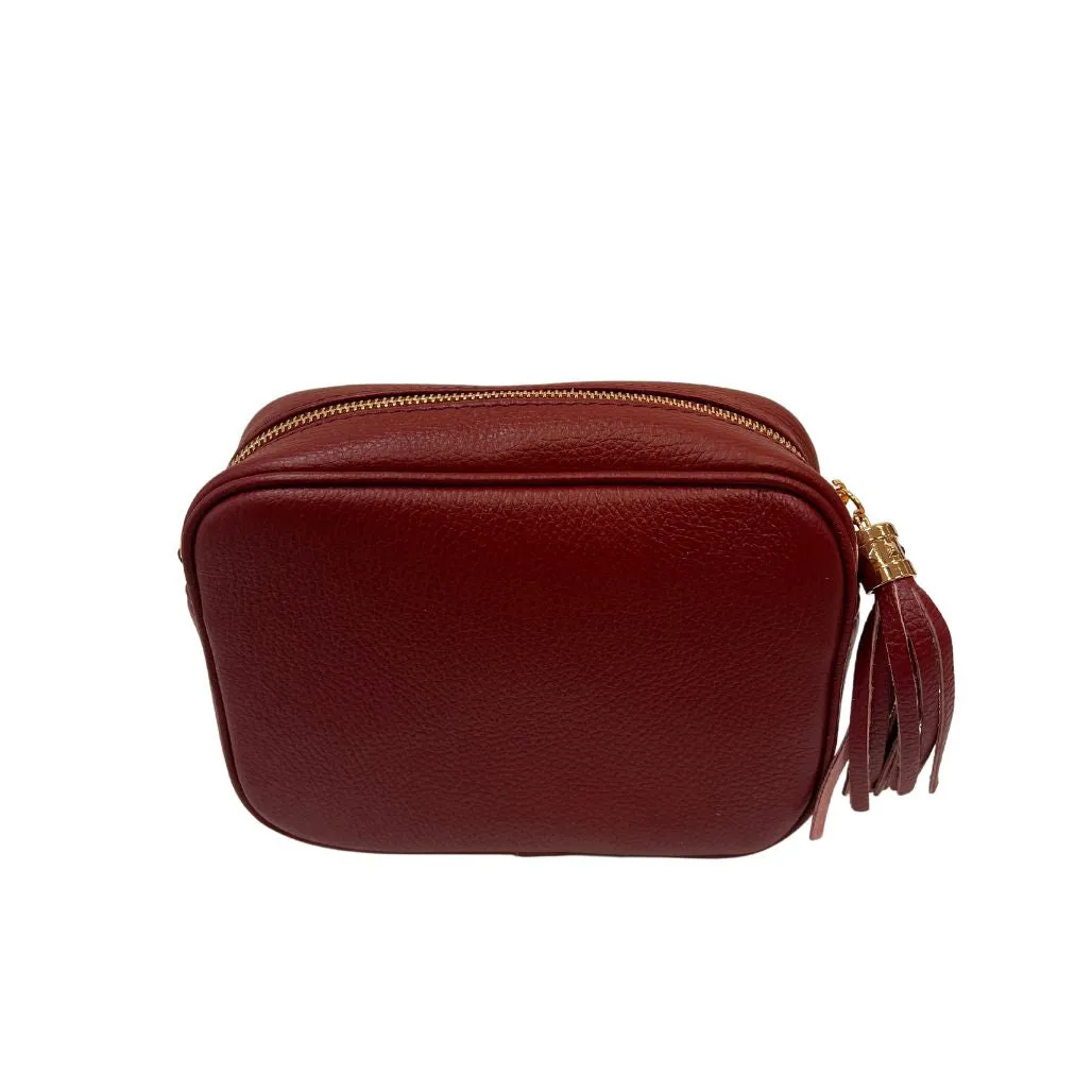 IL GIGLIO Large Brick Leather Cross Over the body Bag
