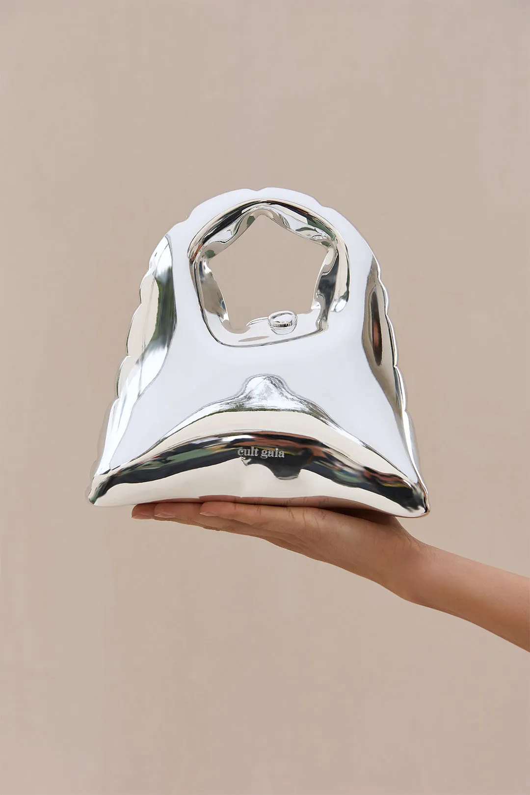 INARA BAG - SHINY SILVER