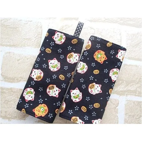 Jinglebib Drool Pad - Maneki Neko Cat (New)