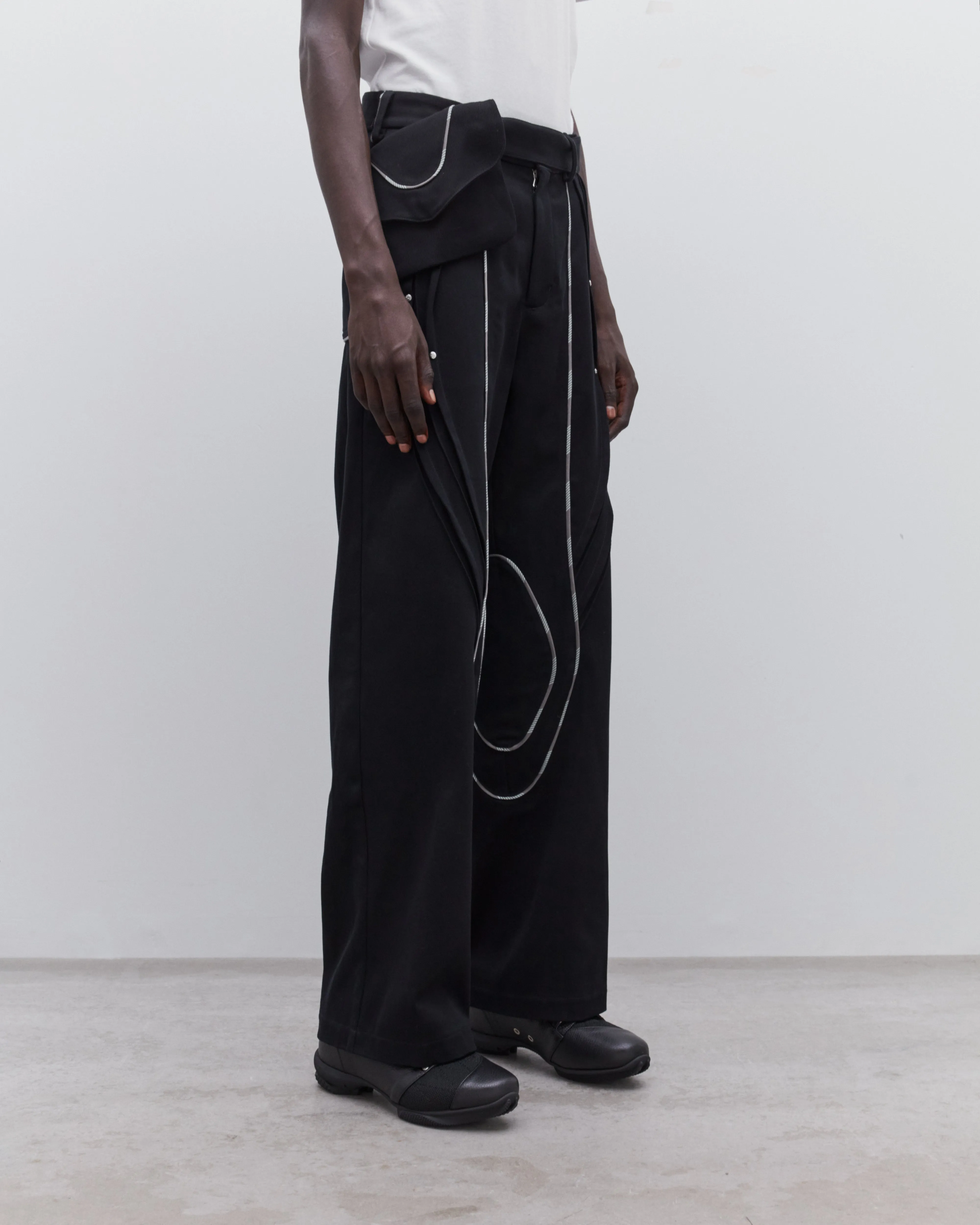 Kiko Kostadinov - Men's Chalice Trouser - (Raven Black)
