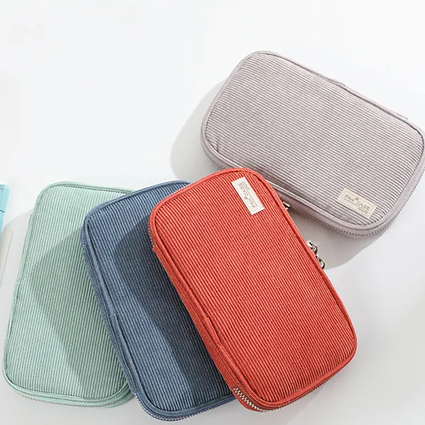 KOKUYO Corduroy PAN CASE Stationery Organizer