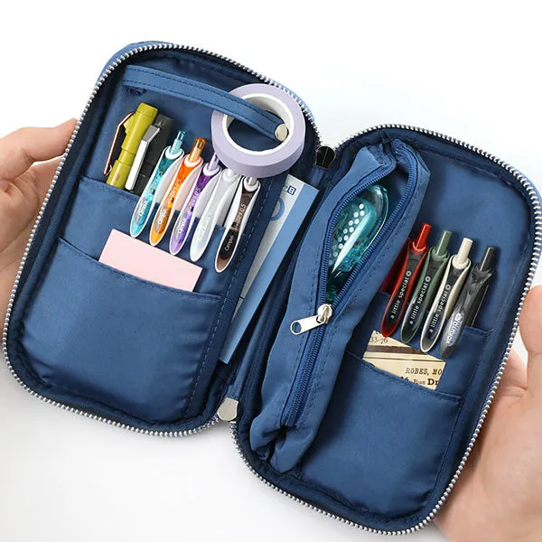 KOKUYO Corduroy PAN CASE Stationery Organizer
