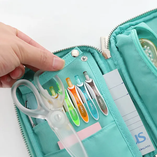 KOKUYO Corduroy PAN CASE Stationery Organizer