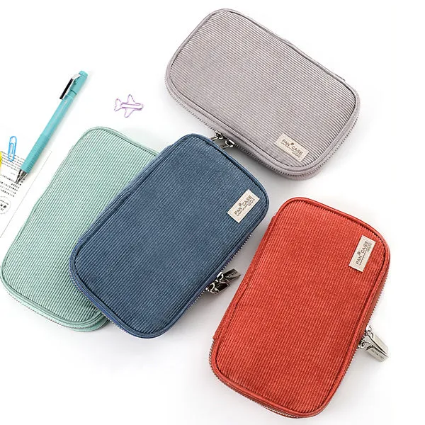 KOKUYO Corduroy PAN CASE Stationery Organizer