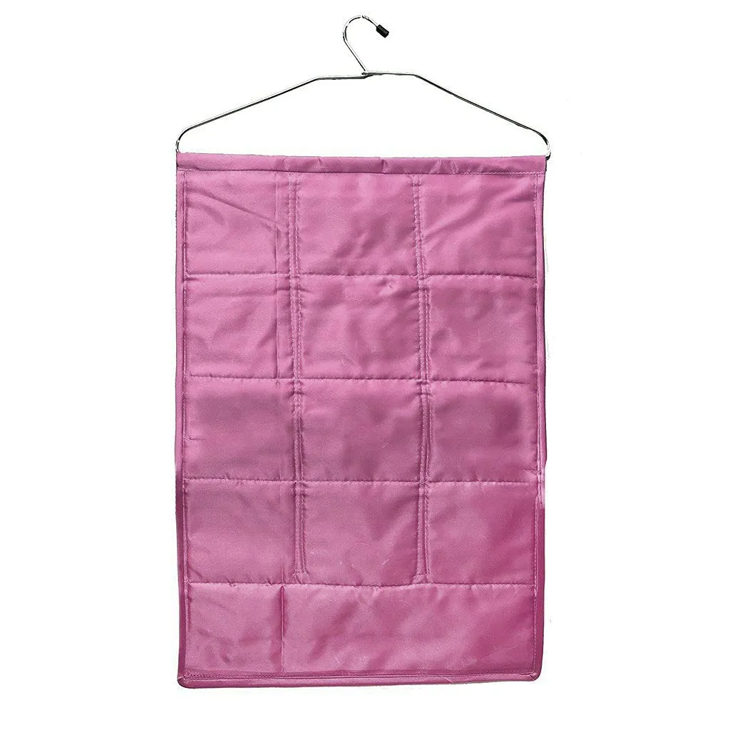 Kuber Industries Hanging Jewellery Organizer With Hanger (Purple)