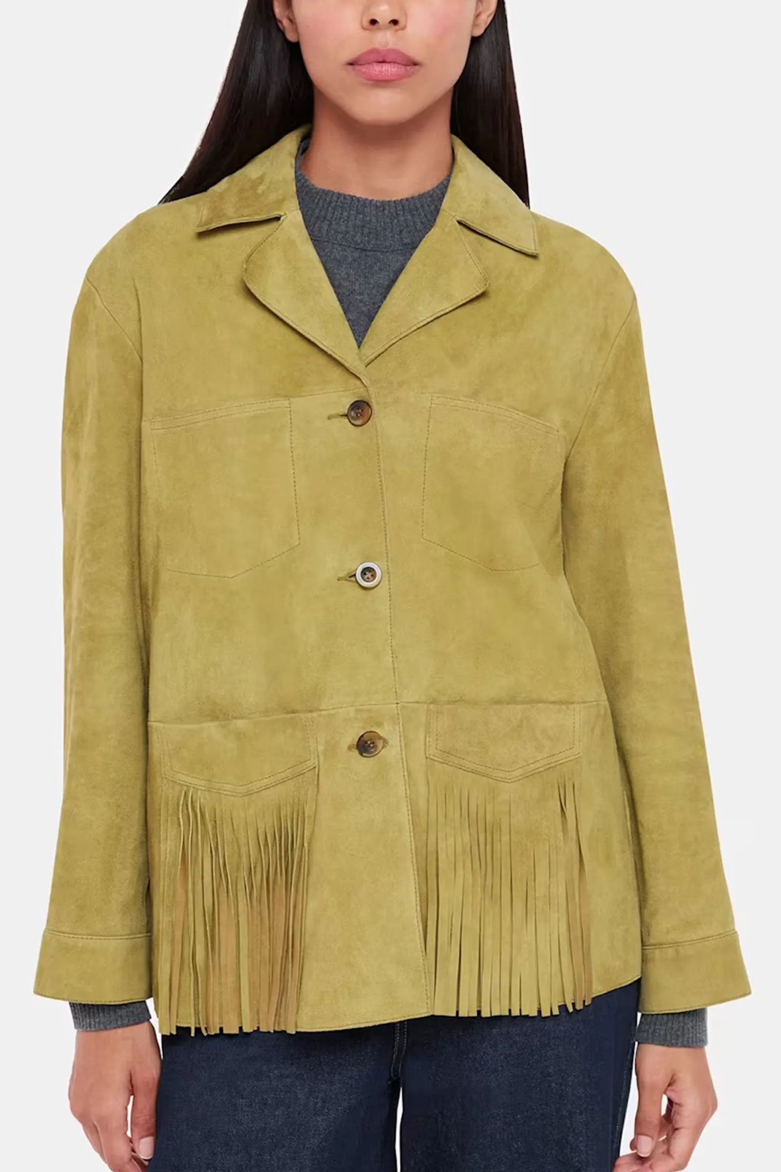 Lani Tassel Suede Jacket