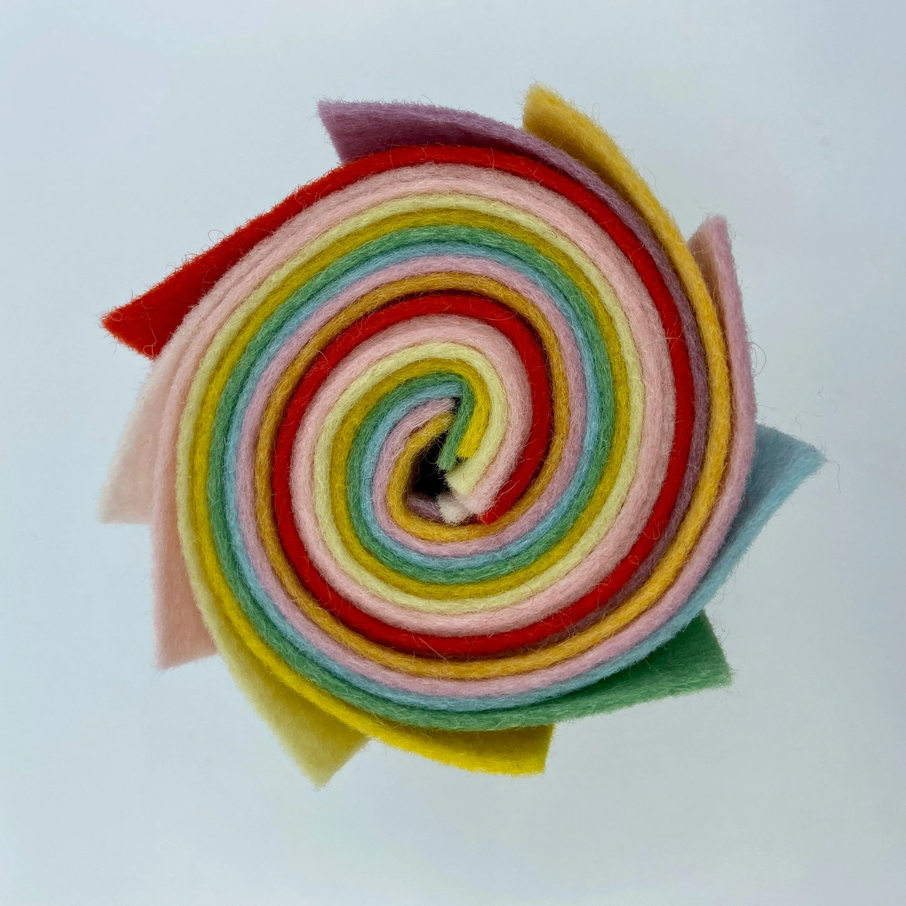 Large Wool Felt Roll - Candy Hearts