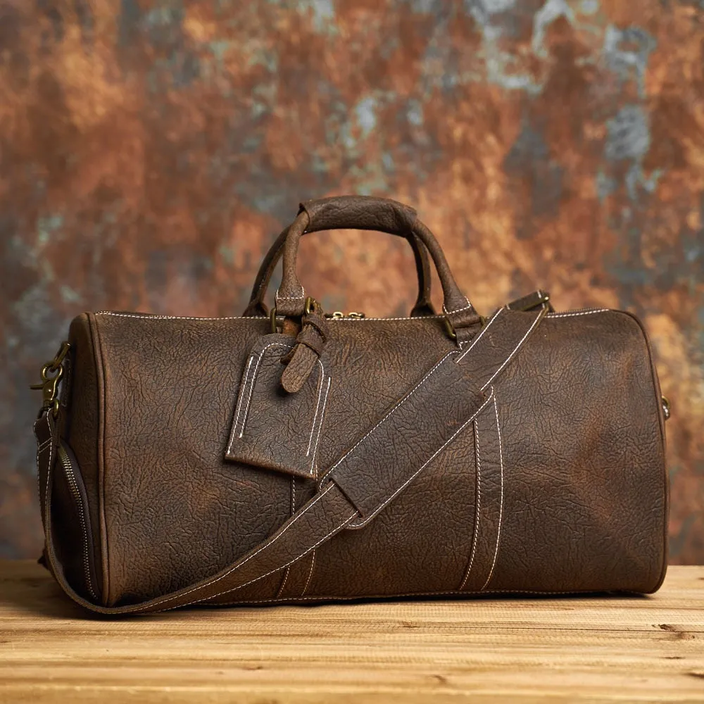 Leather Vintage Style Travel Bag