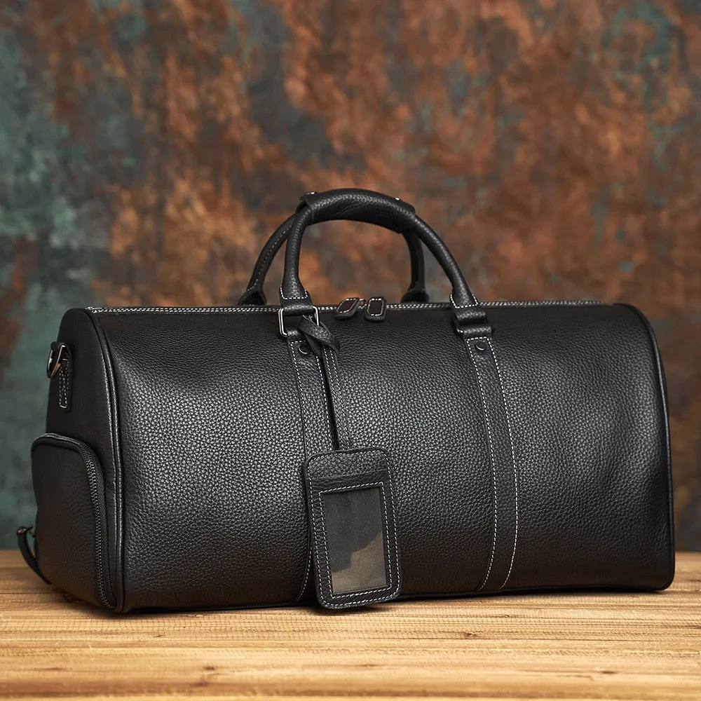 Leather Vintage Style Travel Bag
