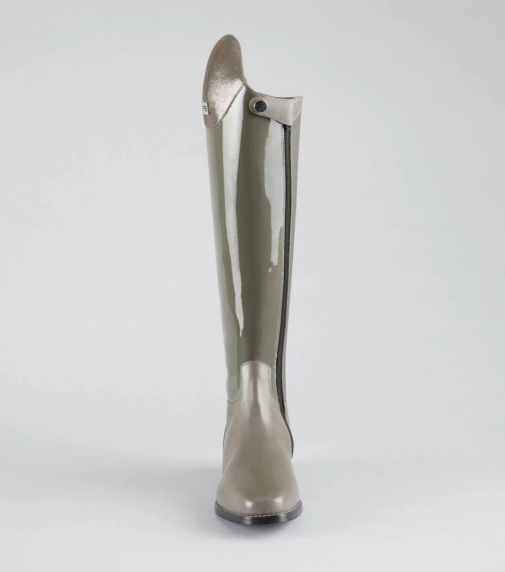 Levade Ladies Leather Dressage Riding Boot Grey (Wide Calf)