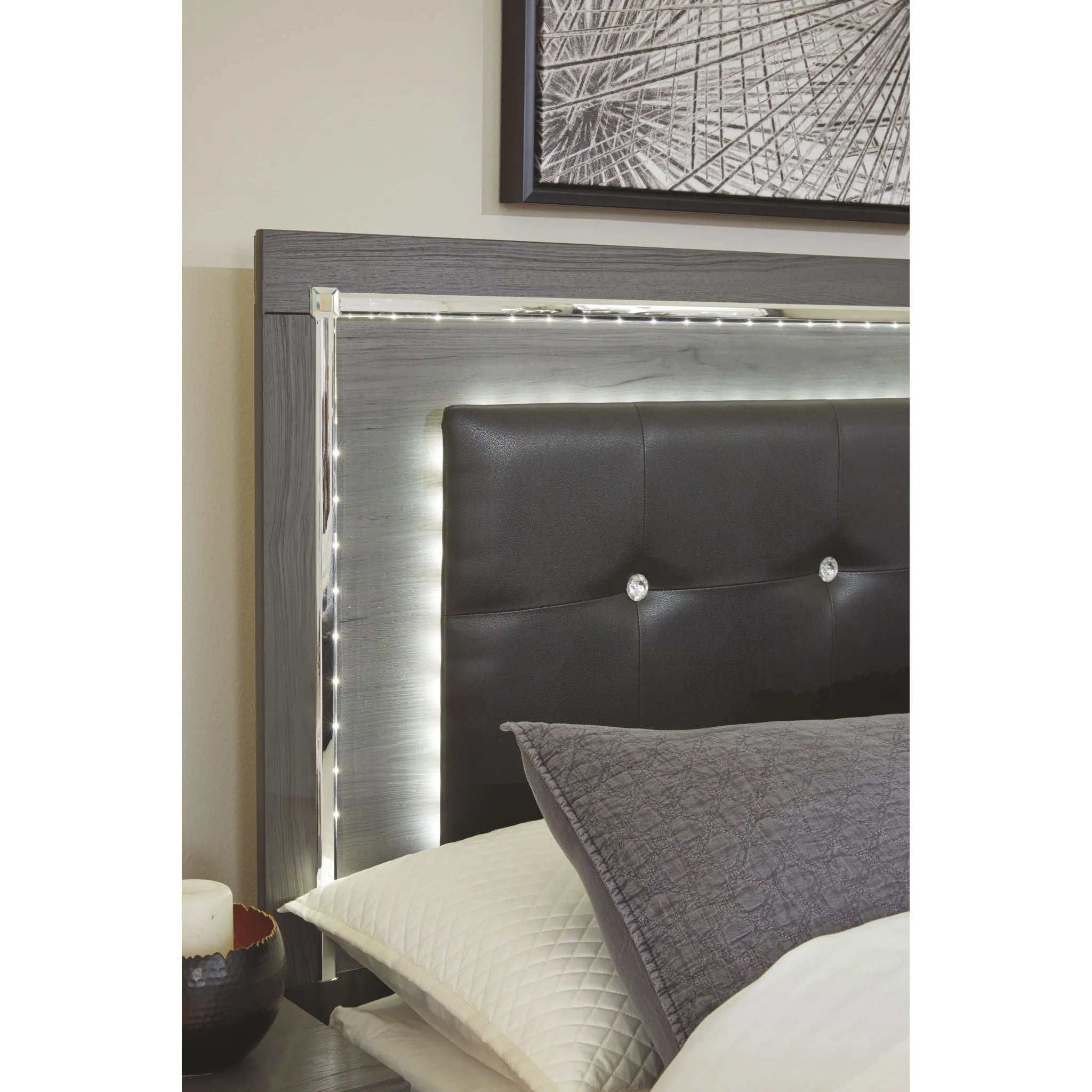 Lodanna Full Panel Bed - Gray