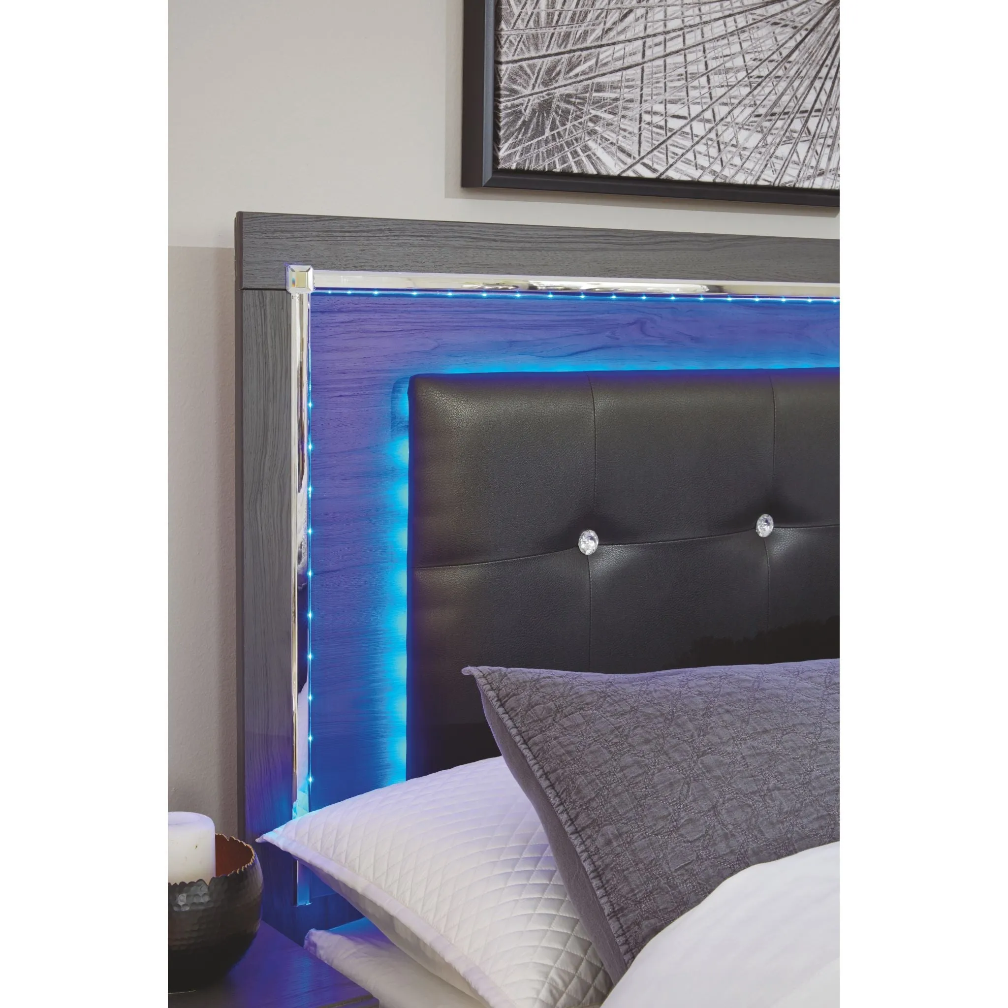 Lodanna Full Panel Bed - Gray