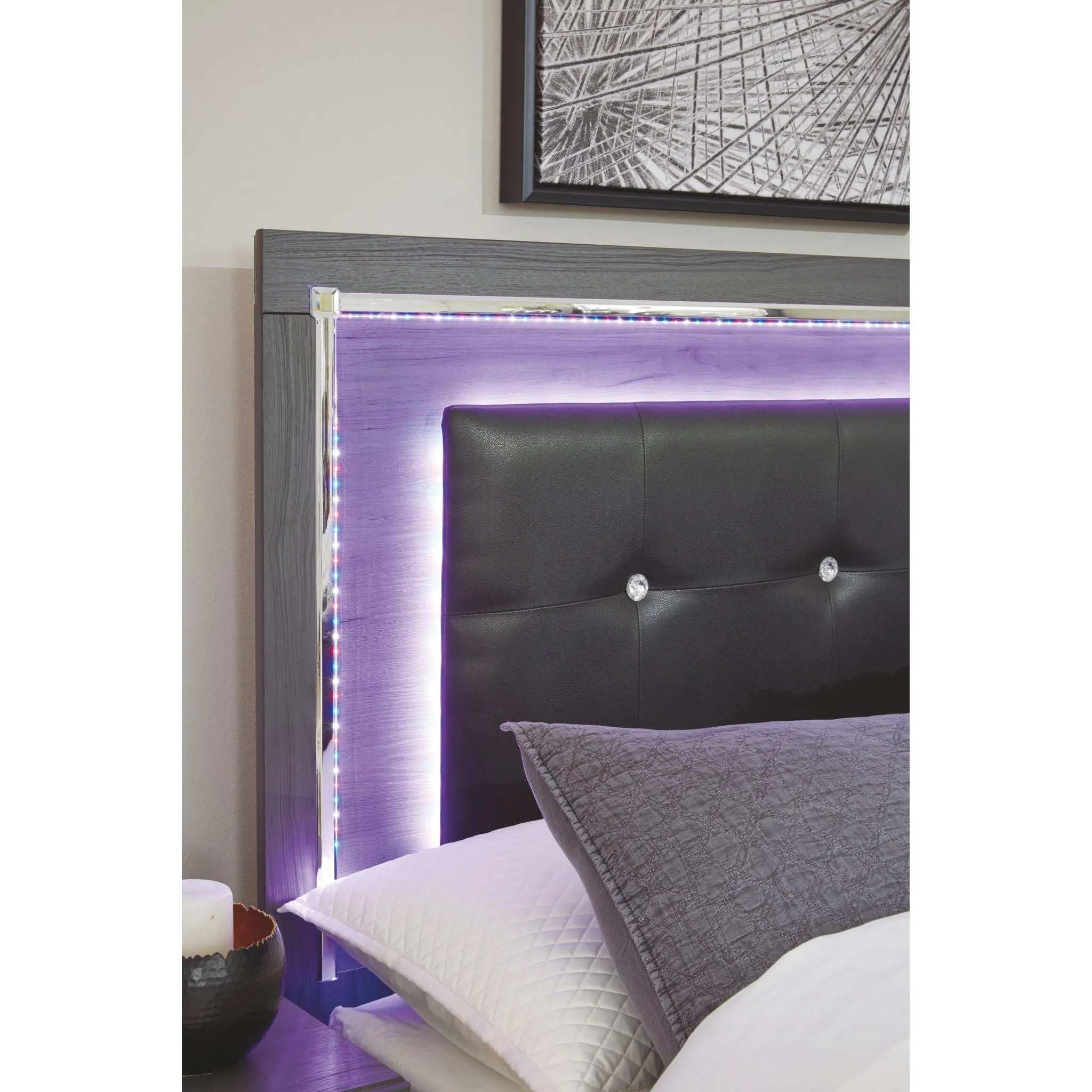 Lodanna Full Panel Bed - Gray