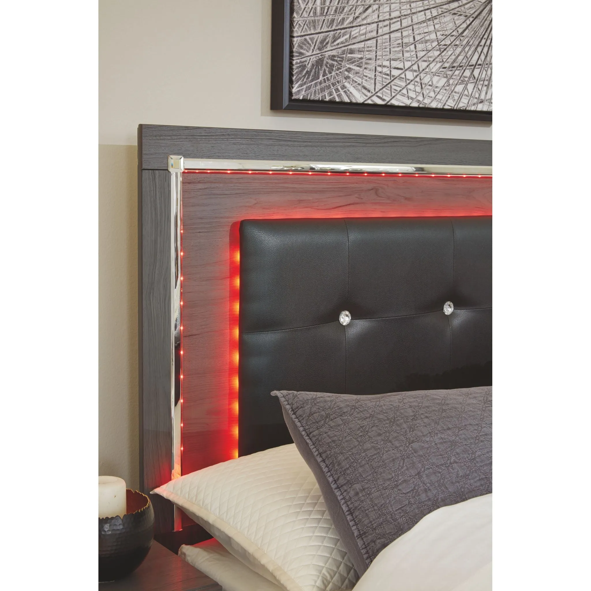 Lodanna Full Panel Bed - Gray