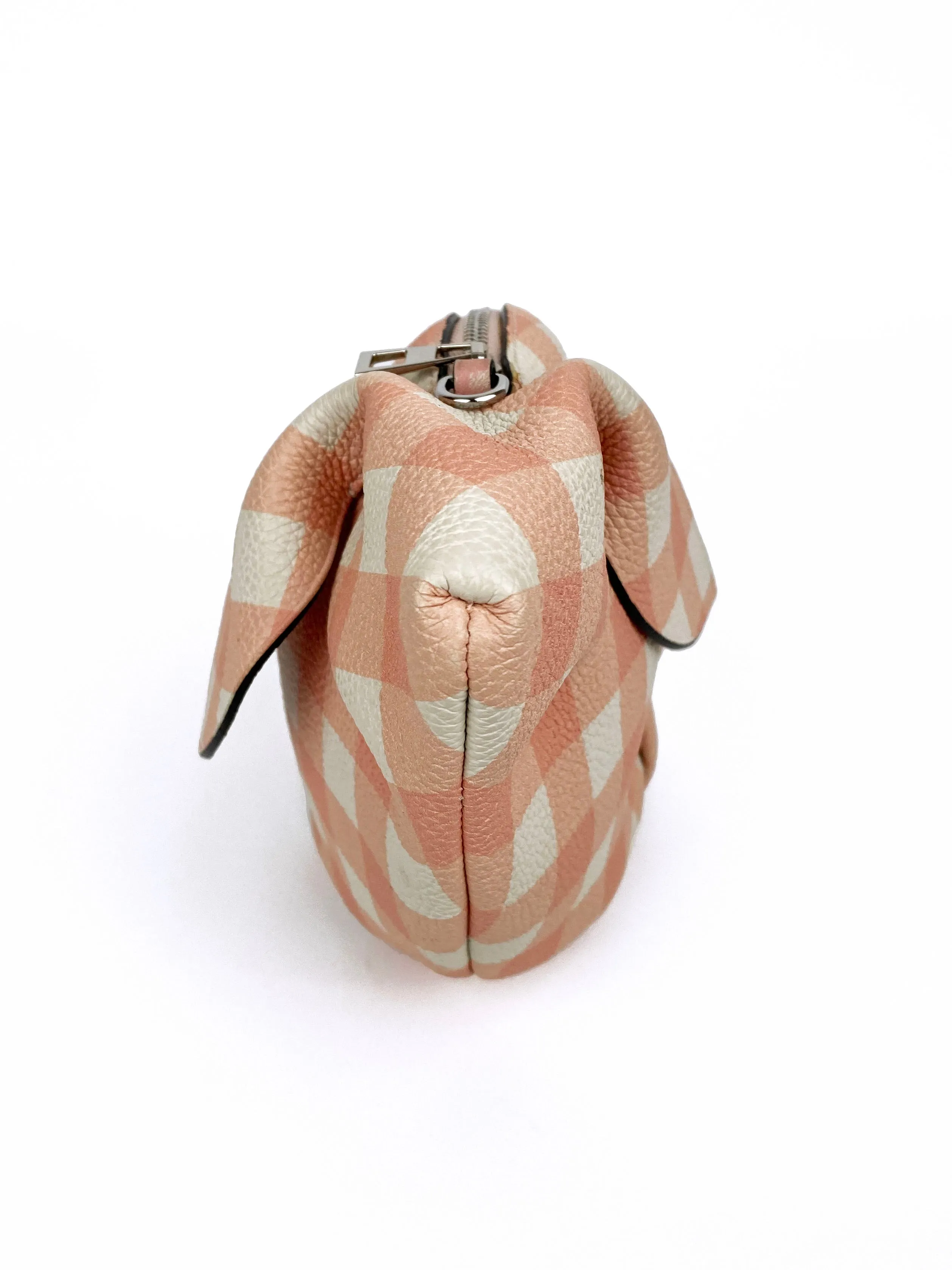Loewe Pink Gingham Bunny Bag