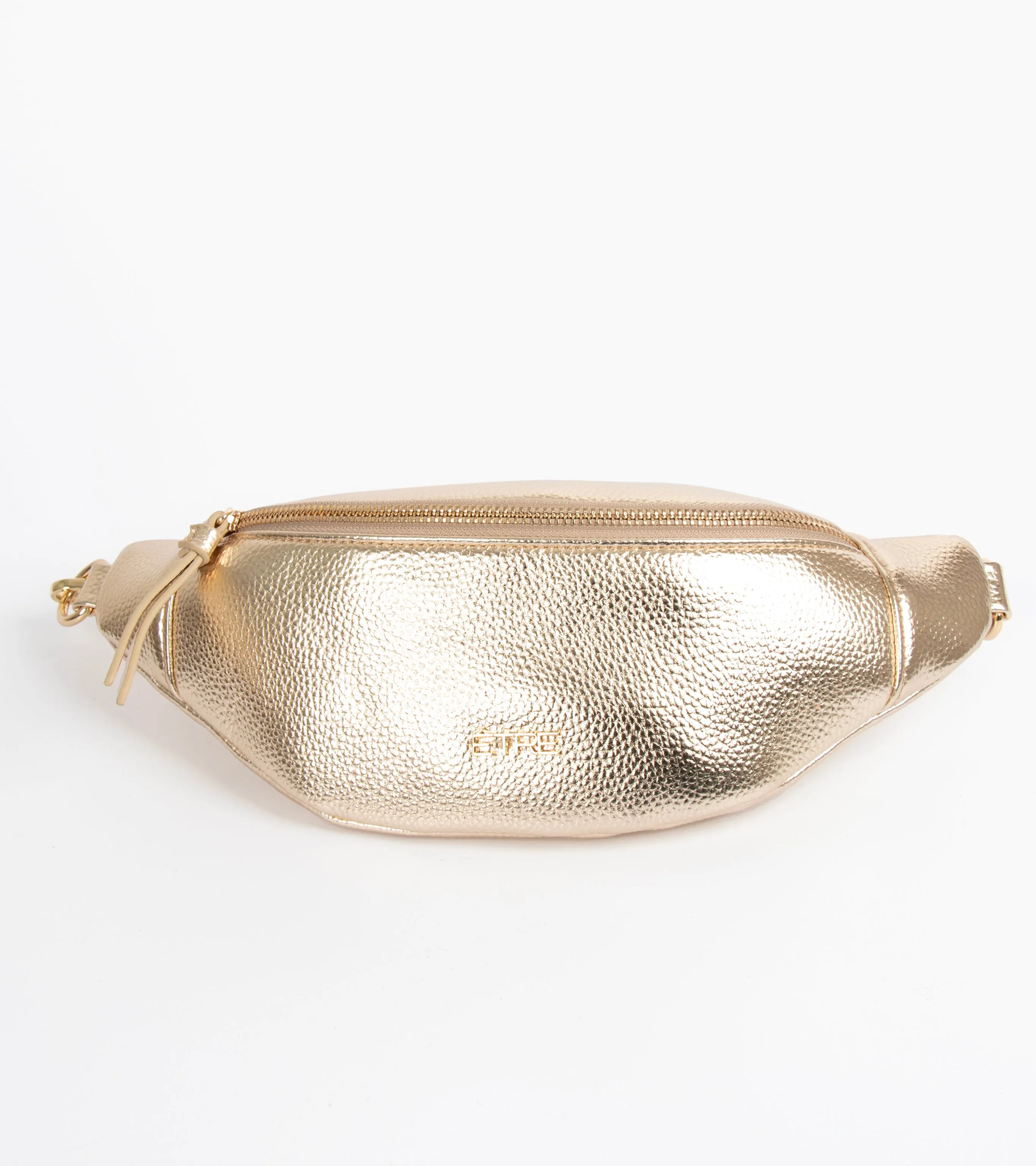Lola Bum Bag - Gold, Metallic Faux Leather