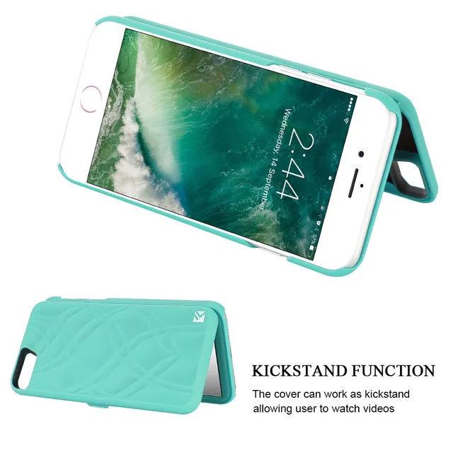 Luxury Mirror wallet card holder phone case