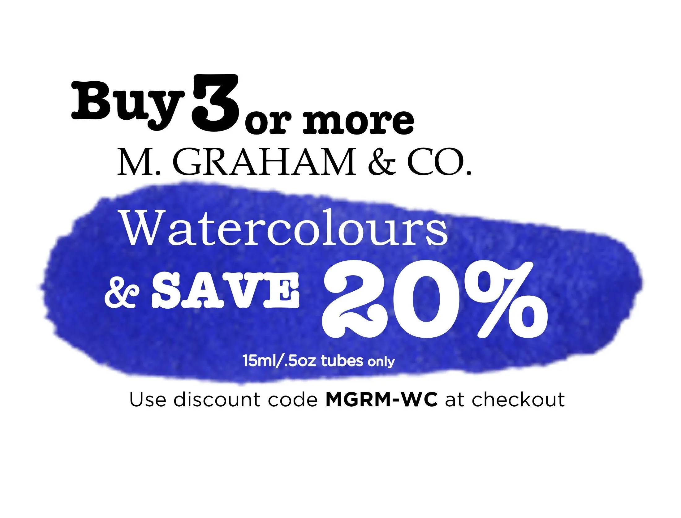 M. Graham Watercolour Paints