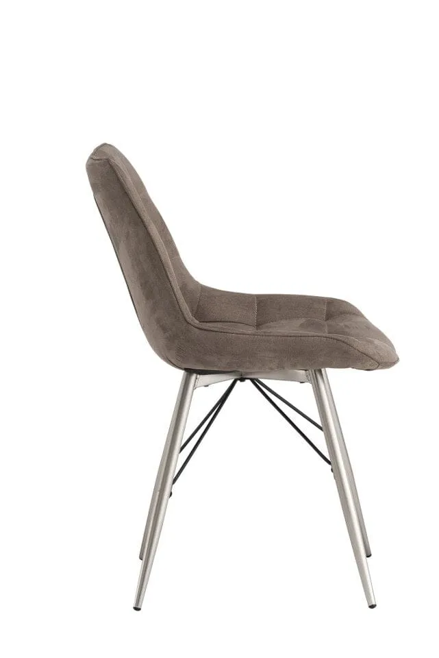 MACON DINING CHAIR TAUPE FABRIC