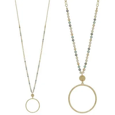 Meghan Browne Dot Necklace - Light Multi