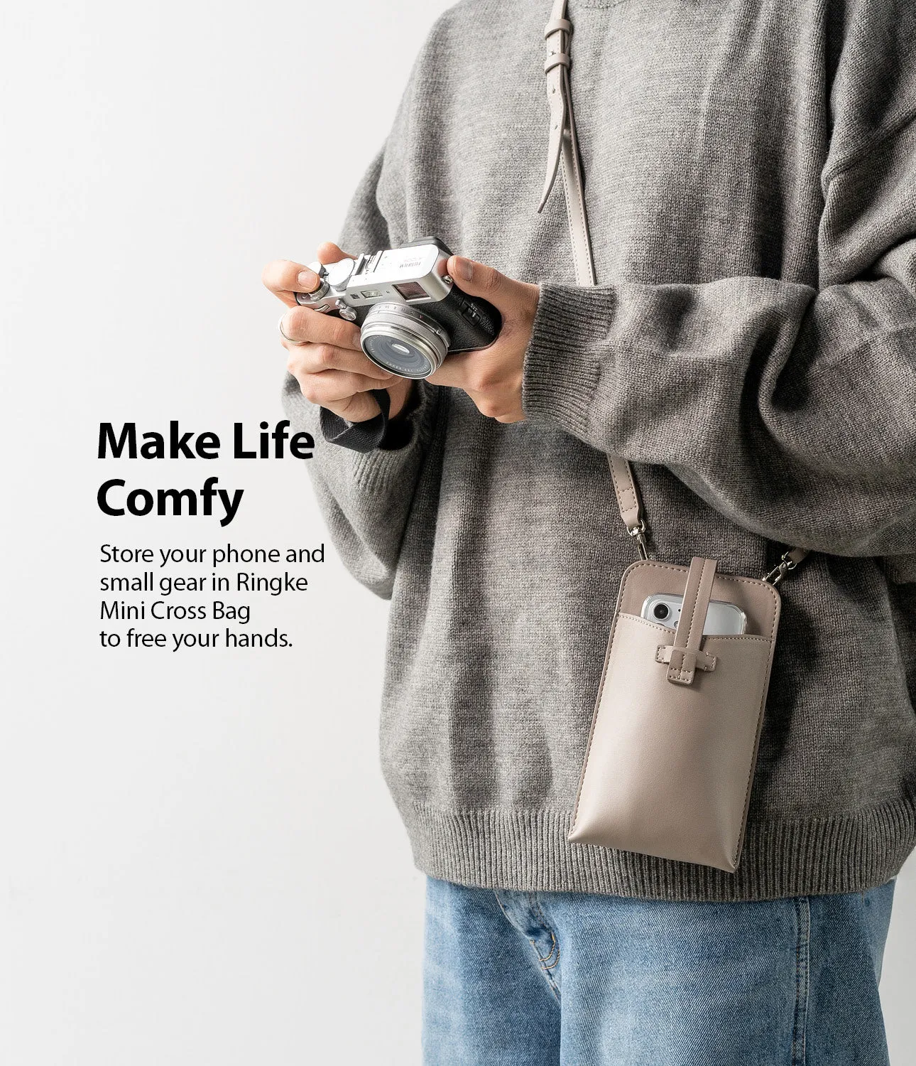 Mini Cross Bag | PU Leather