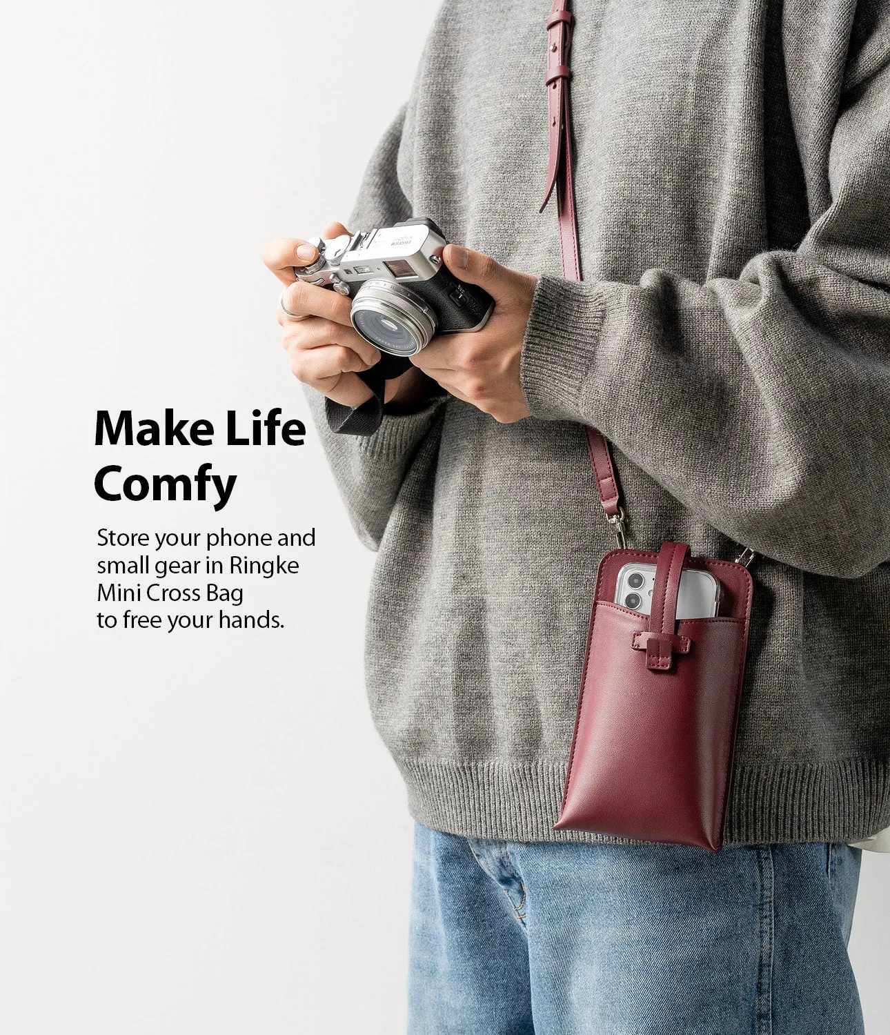 Mini Cross Bag | PU Leather