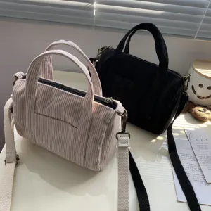 Mini Tote Bag Canvas Girls Purses Handbags Crossbody Mini Bags Interior Pocket With Zipper