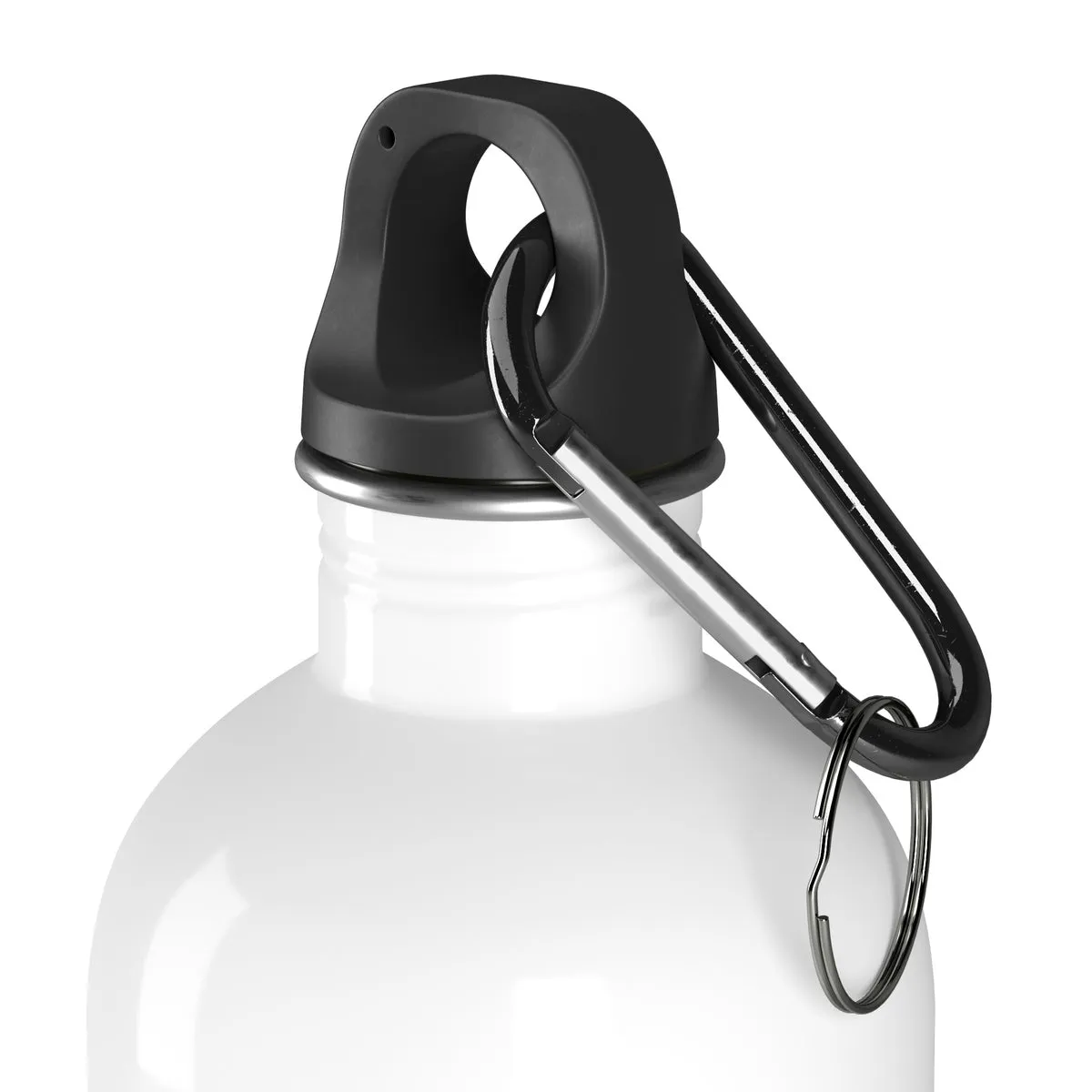 Mixed Pink Rose Water Bottle, Floral Print Stainless Steel 14 oz Designer Bottle- Printed in USA