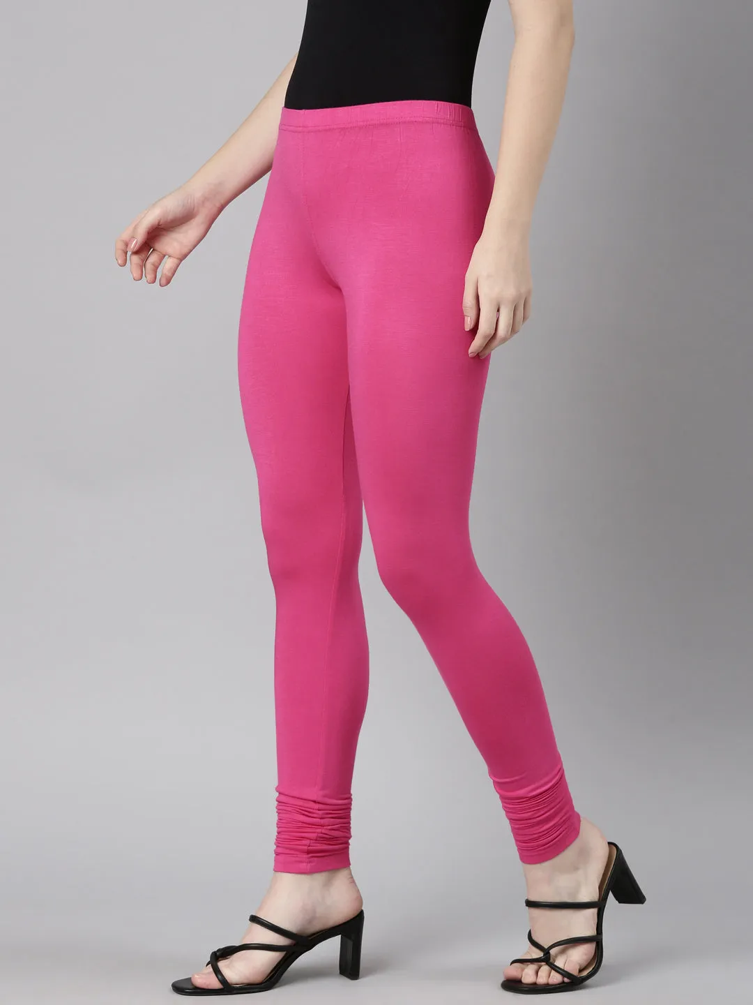 Neeru's Pink Color Legging