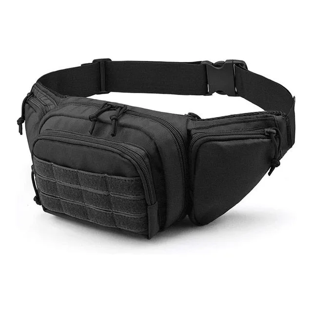 Outdoor Tactical Gun Waist Bag Holster Chest Military Combat Camping Sport Hunting Athletic Shoulder Sling Gun Holster Bag X261A