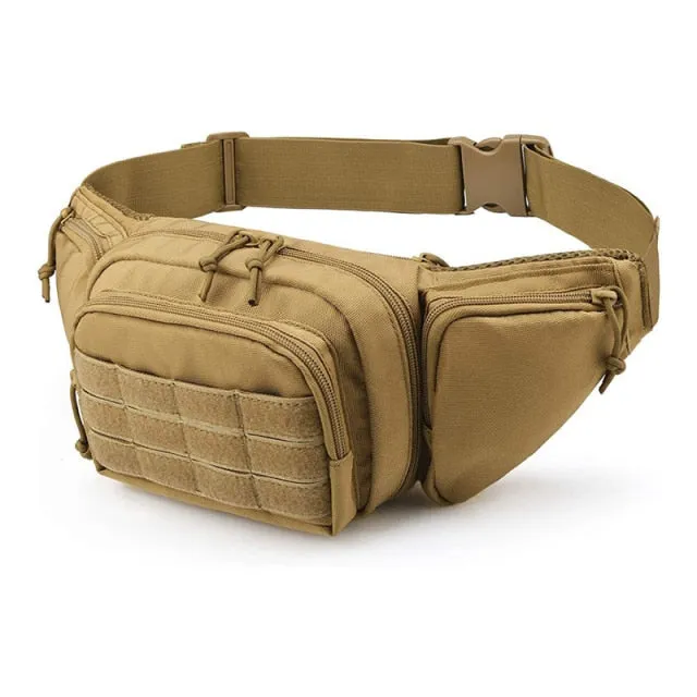 Outdoor Tactical Gun Waist Bag Holster Chest Military Combat Camping Sport Hunting Athletic Shoulder Sling Gun Holster Bag X261A