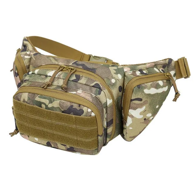 Outdoor Tactical Gun Waist Bag Holster Chest Military Combat Camping Sport Hunting Athletic Shoulder Sling Gun Holster Bag X261A