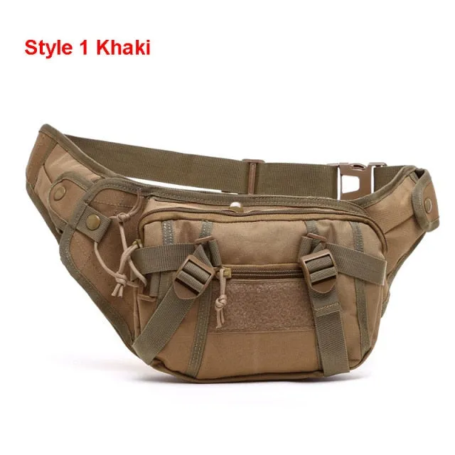 Outdoor Tactical Gun Waist Bag Holster Chest Military Combat Camping Sport Hunting Athletic Shoulder Sling Gun Holster Bag X261A