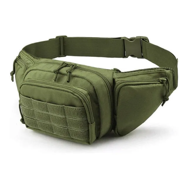 Outdoor Tactical Gun Waist Bag Holster Chest Military Combat Camping Sport Hunting Athletic Shoulder Sling Gun Holster Bag X261A
