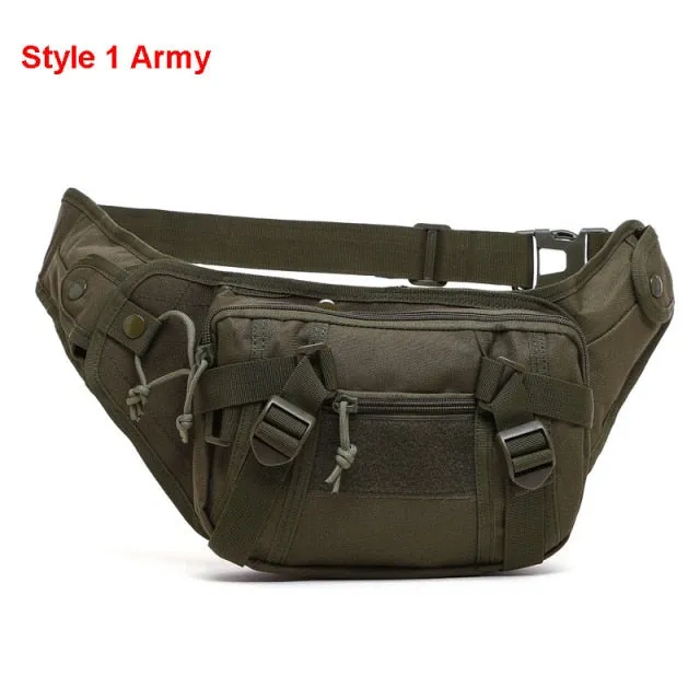 Outdoor Tactical Gun Waist Bag Holster Chest Military Combat Camping Sport Hunting Athletic Shoulder Sling Gun Holster Bag X261A