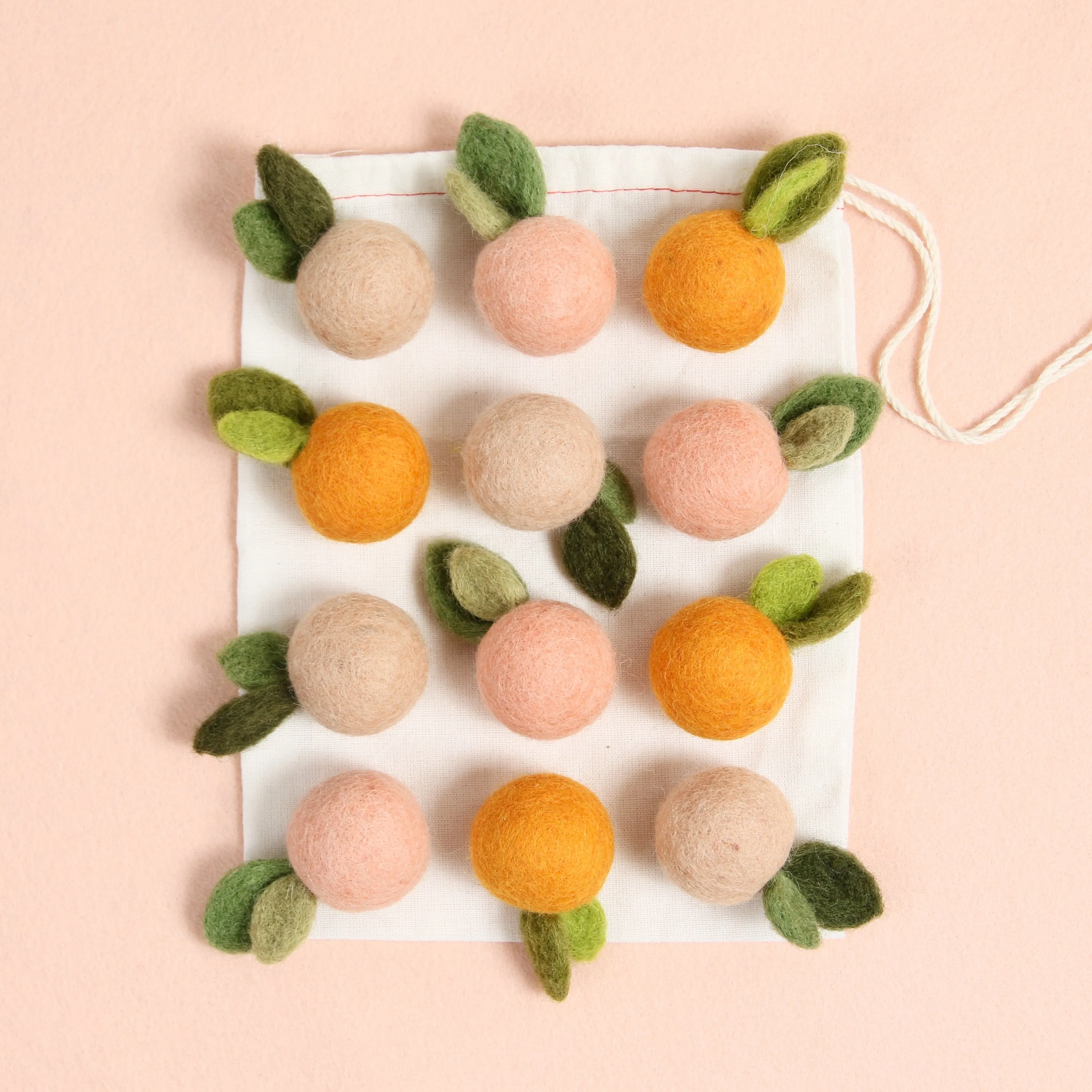 Peach, Felted Fruit