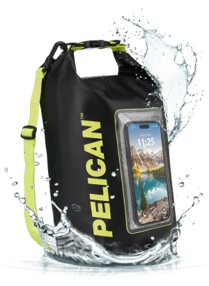 Pelican Marine 5L Dry Bag (Black / Yellow)