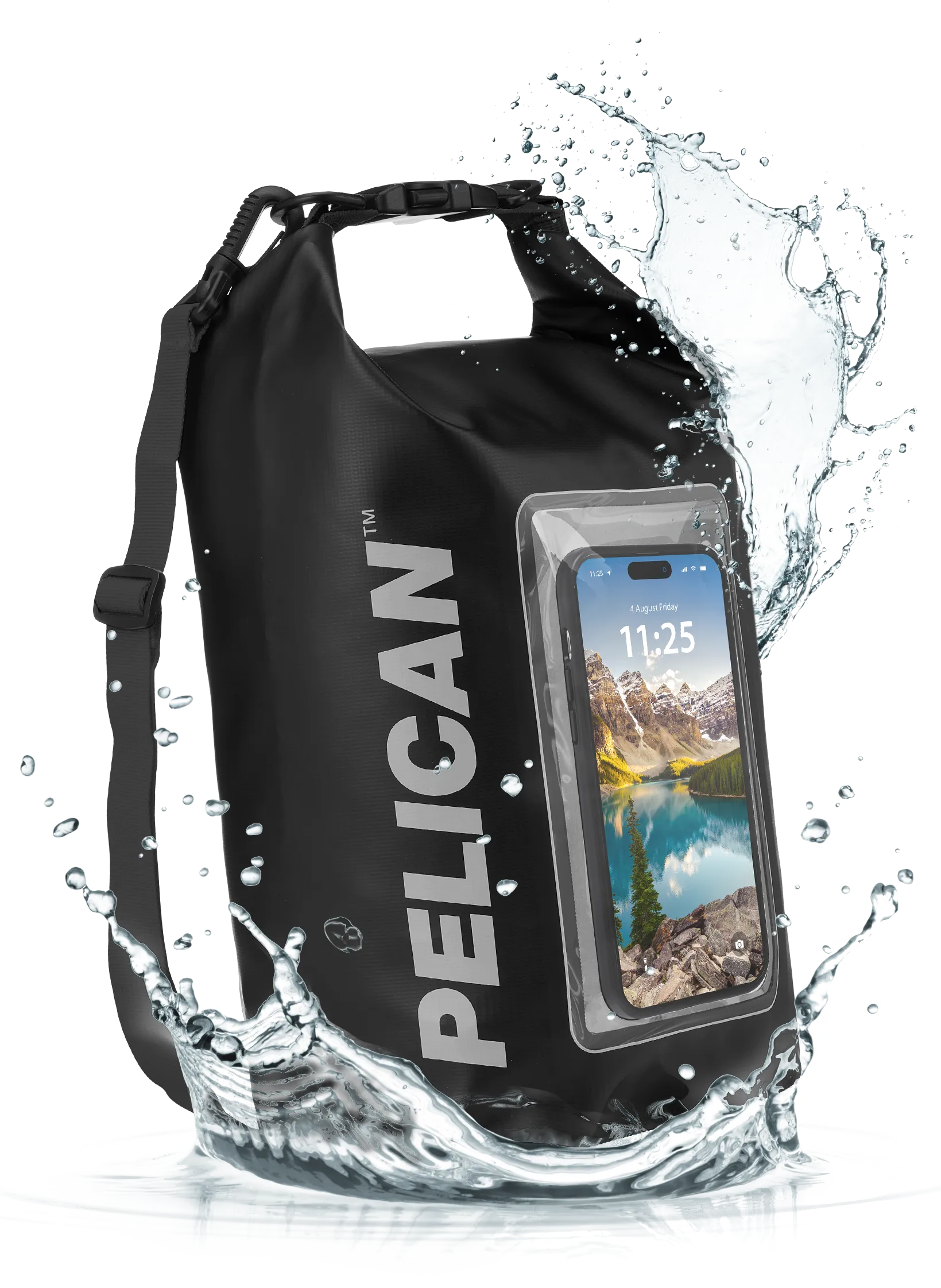 Pelican Marine 5L Dry Bag (Stealth Black)