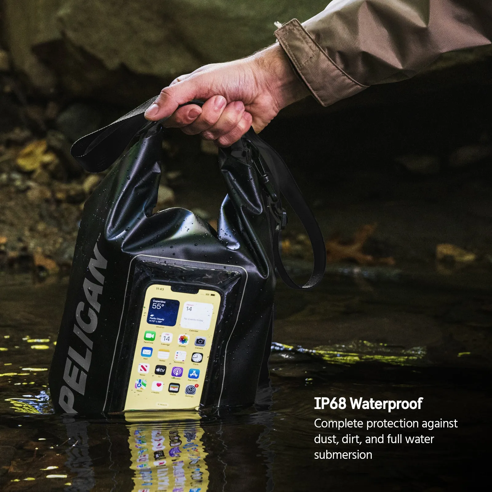 Pelican Marine 5L Dry Bag (Stealth Black)