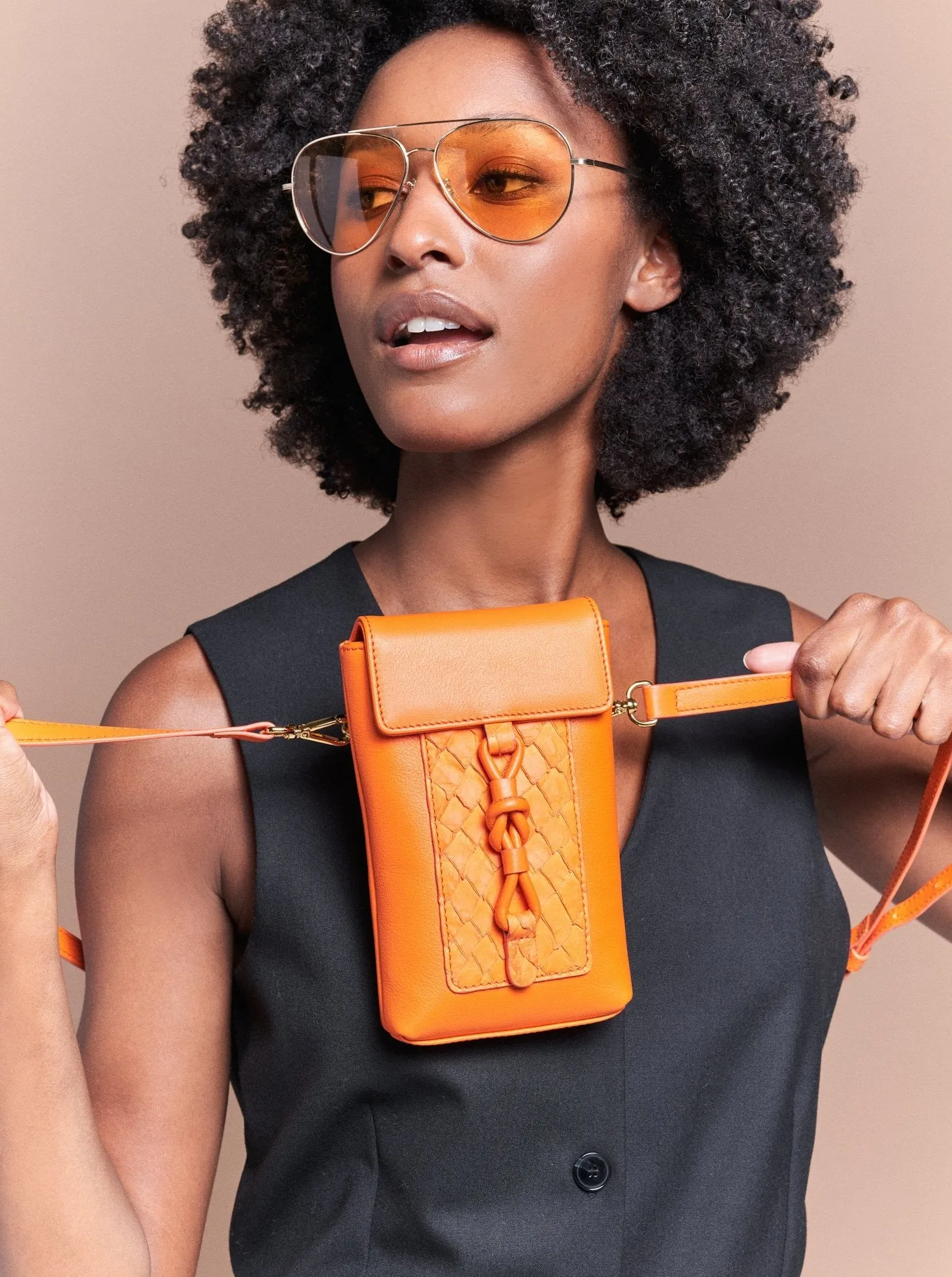Phone Bag Sofie Pirarucu Pumpkin