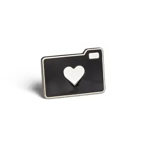 Photogenic Supply Co. Enamel Pin - Photo Love (Silver) Photogenic Supply Co. Enamel Pin - Photo Love (Silver)