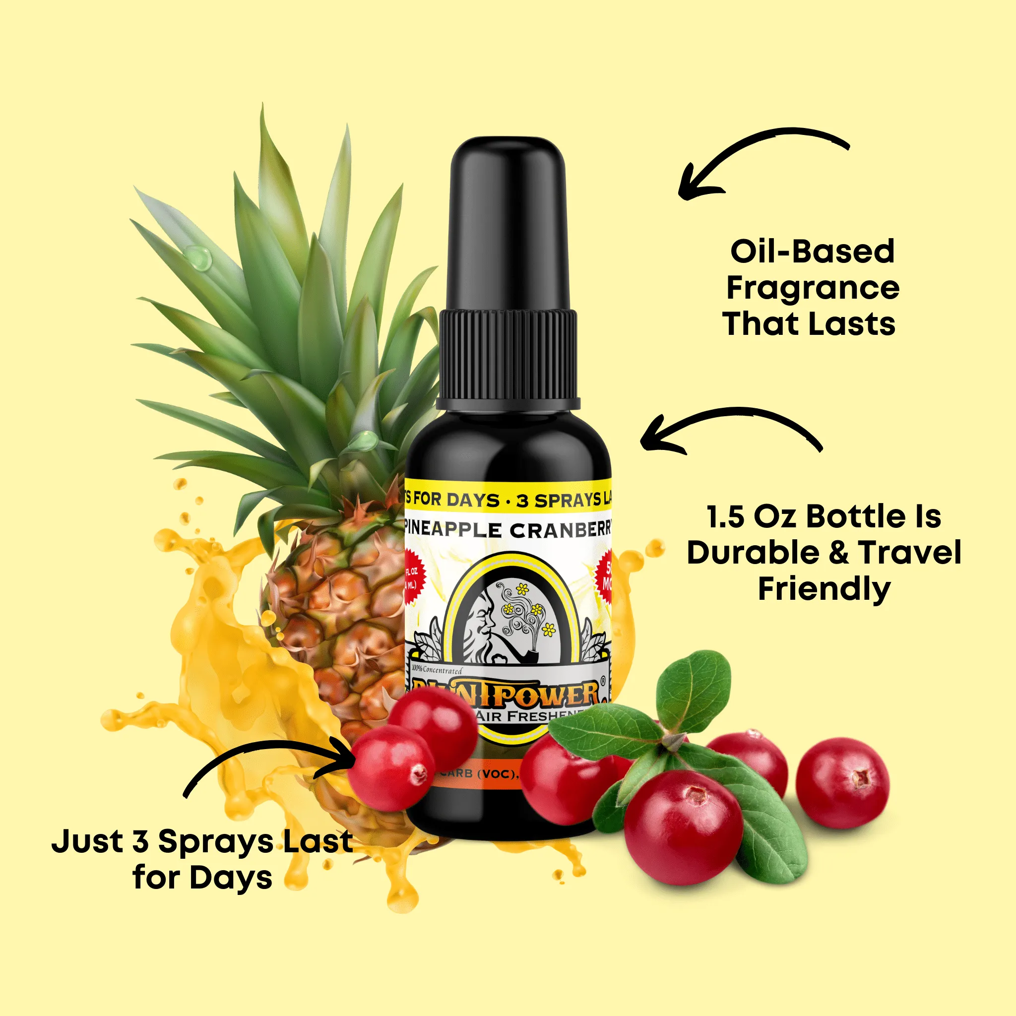 Pineapple Cranberry Air Freshener Spray