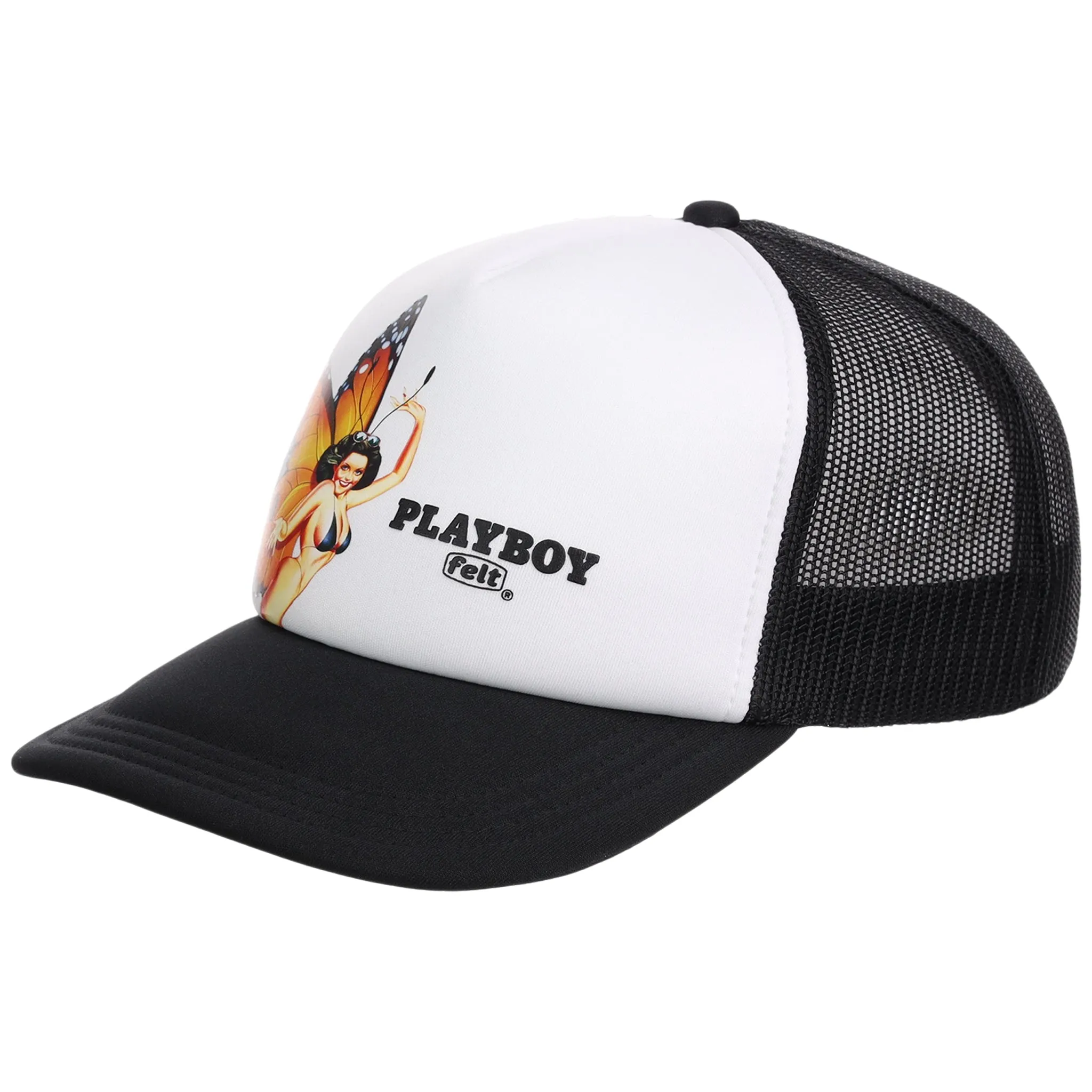 Playboy x FELT Butterfly A-Frame Trucker Black