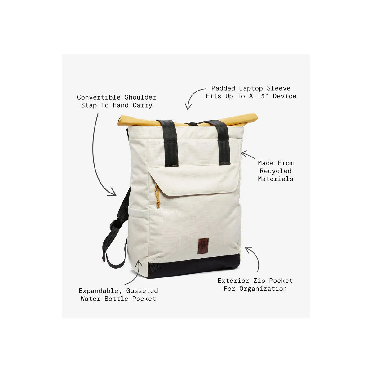 [PO] Chrome Industries : Ruckas Tote : Black