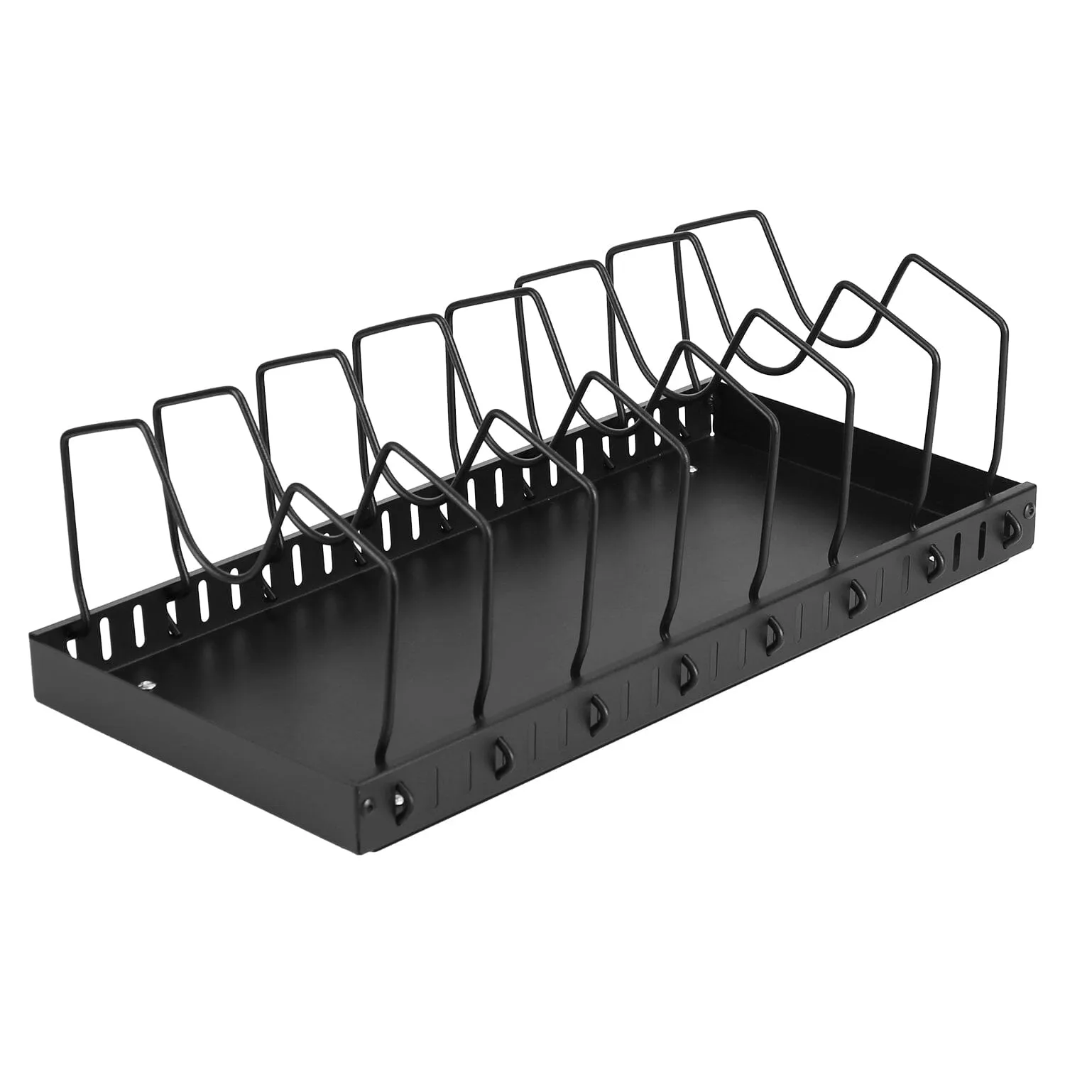 Pull Out Pots and Pans Organizer with 8 Adjustable Dividers
