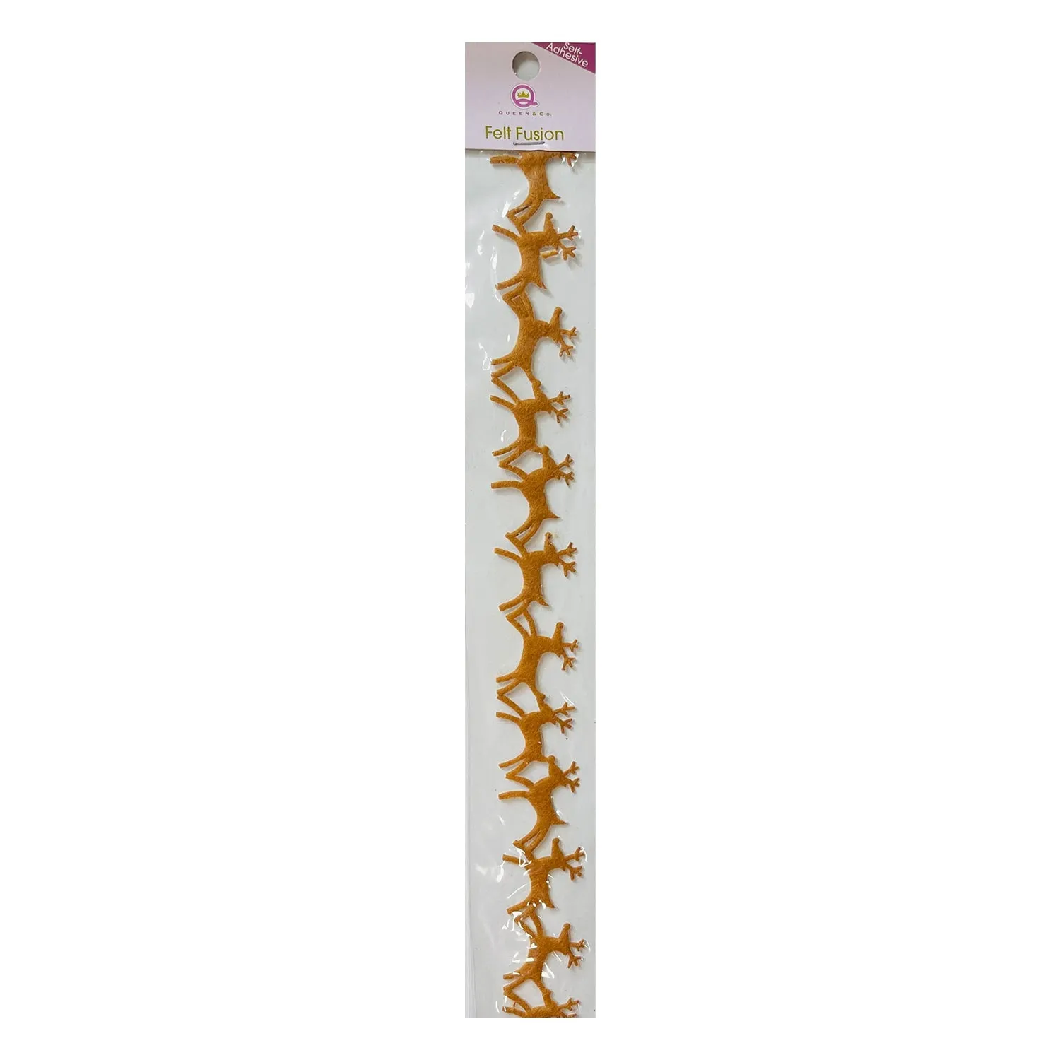 Queen & Co 12" Self-Adhesive Felt Fusion - Reindeer*