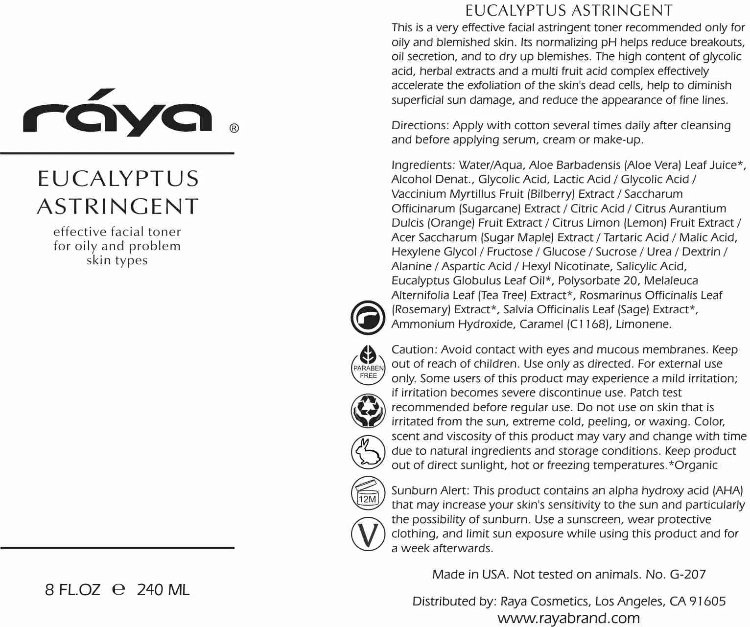 RAYA OILY SKIN CARE KIT (K-3) RAYA SPA