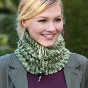 Red Heart Crochet Charming Camo Cowl