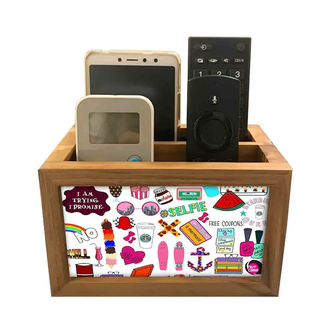 Remote Control Stand Holder Organizer For TV / AC Remotes -  Teen Talk